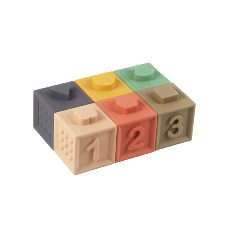Montessori Educational Building Blocks For Toddlers