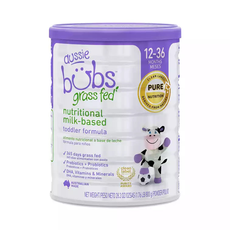 Aussie Bubs Grass Fed Nutritional Milk-based Toddler Formula (Stage 3, 12+ months)