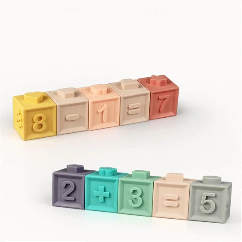 Montessori Educational Building Blocks For Toddlers