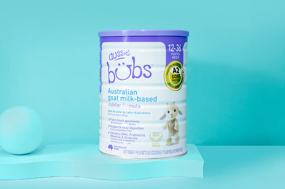 Aussie Bubs Goat Milk Toddler Formula (Stage 3, 12+ months)