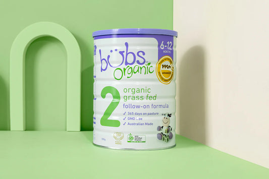 Aussie Bubs Organic Grass Fed Follow-on Formula (Stage 2, 6-12 months)
