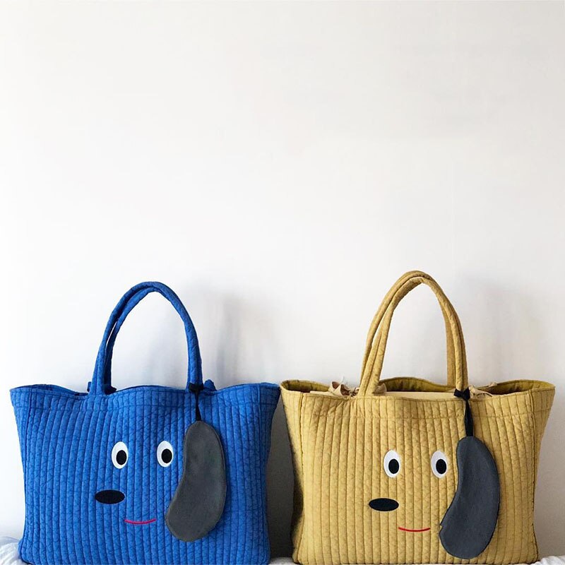 Cotton Puppy Face Travel Bag