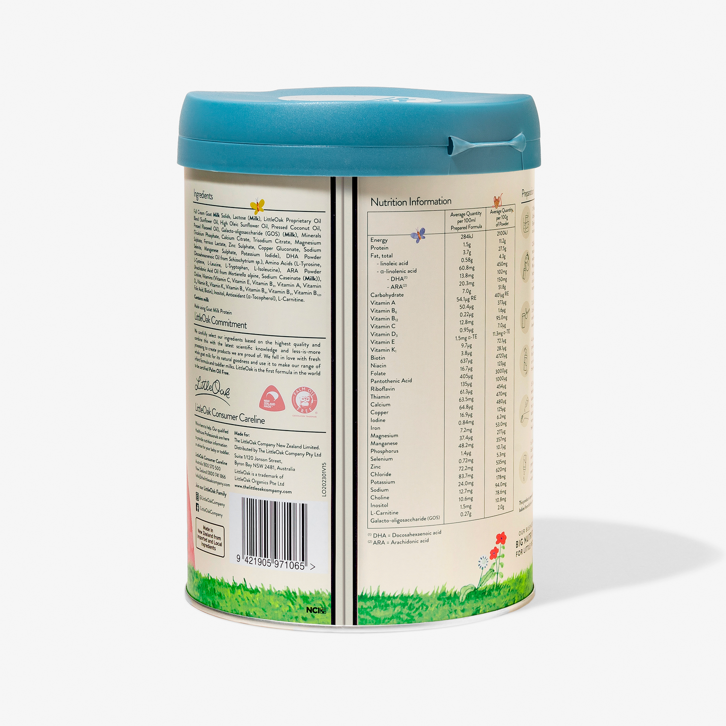 LittleOak One and One Bundle - Natural Goat Milk Infant Formula Stage 1