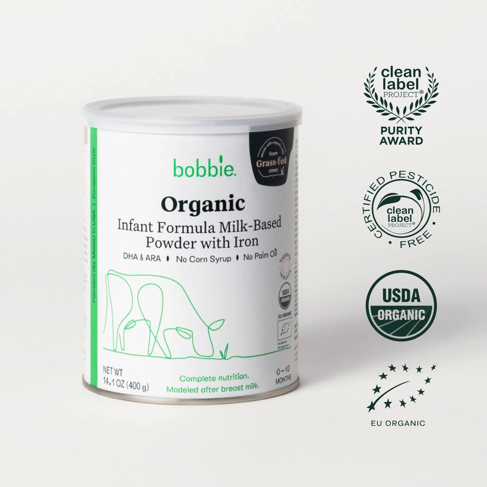 European Grass Fed Milk For Babies Organic Gentle® Infant Formula