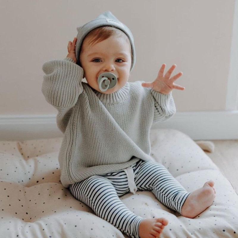 Knitted Round Neck Sweater