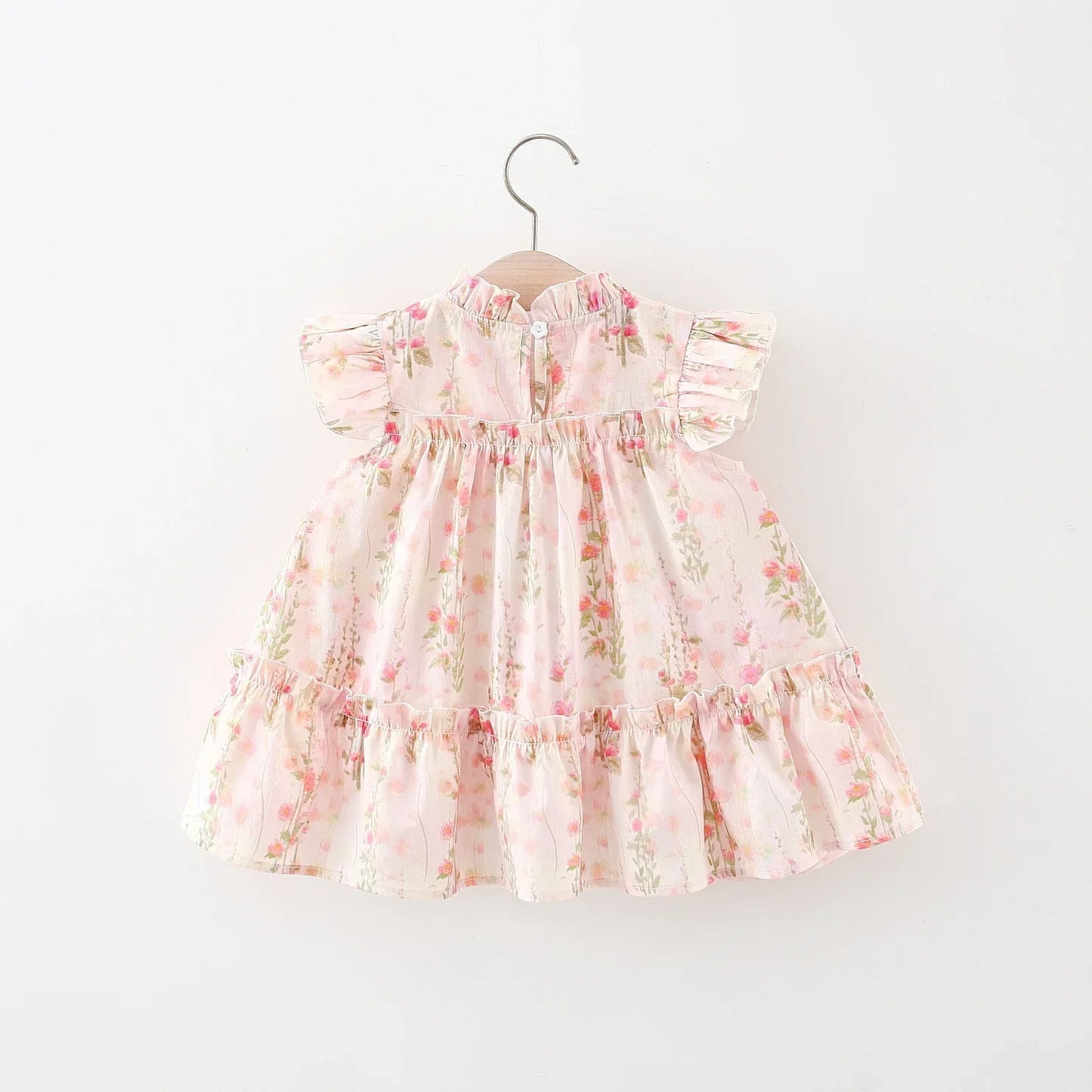 Floral Print Dress with Bag