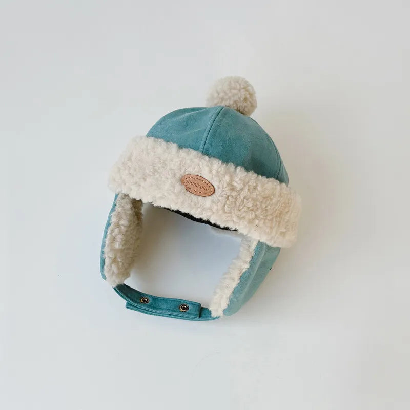 Kids Mongolian Velvet Warm Winter Hat