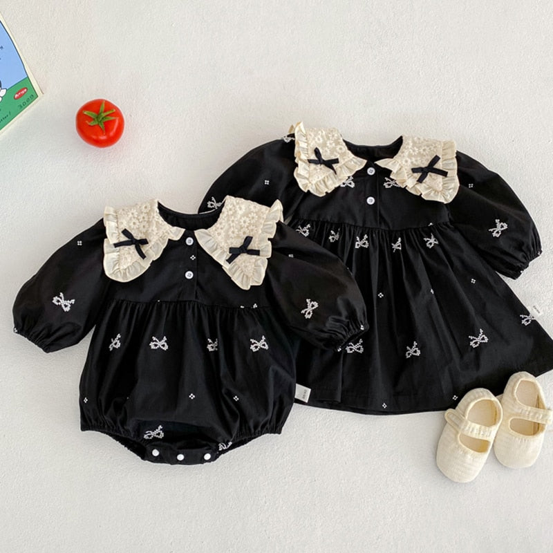 Mary Jane Ribbon Romper