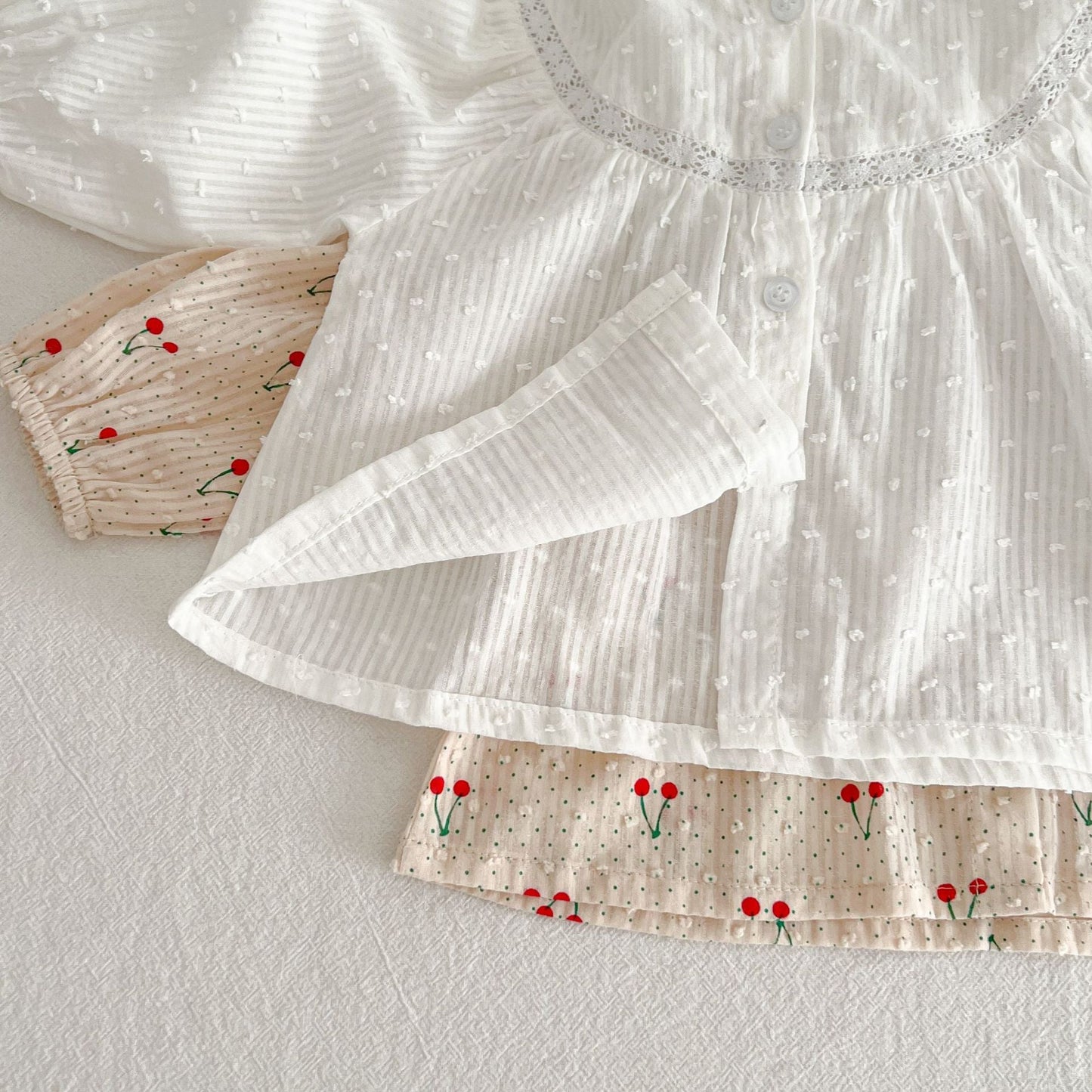 Baby Girl Hooded Poncho Blouse