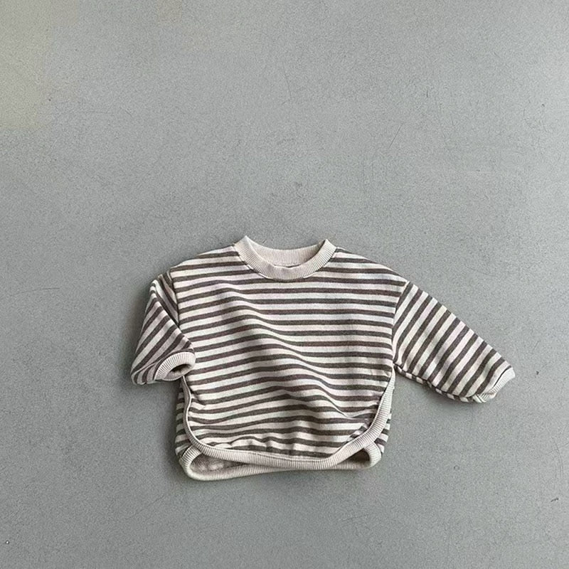 Fall Long Sleeve Striped Shirt