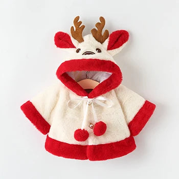 Plush Reindeer Poncho