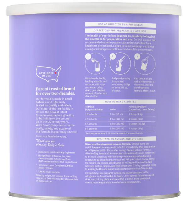 Baby's Only - A2 Organic Milk Infant Formula - (0-12 months)