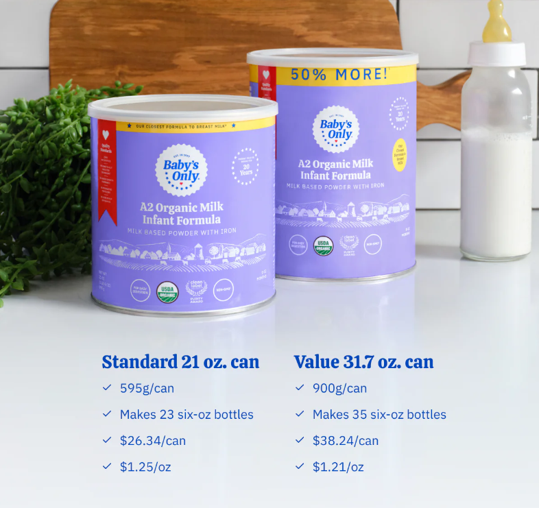 Baby's Only - A2 Organic Milk Infant Formula - (0-12 months)