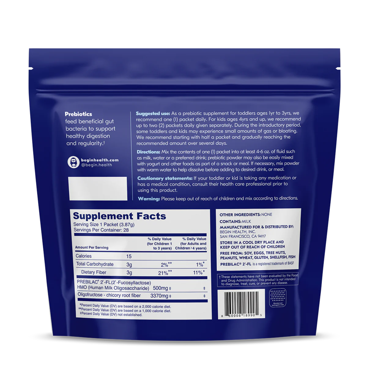 Daily Growing Up Prebiotics 28-Pack