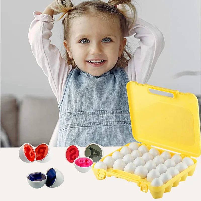 Montessori Matching Toy Eggs