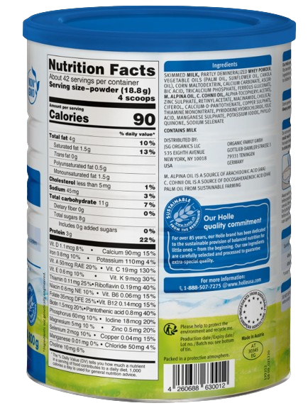 Holle Cow Milk Toddler Drink - Non GMO (28 oz)
