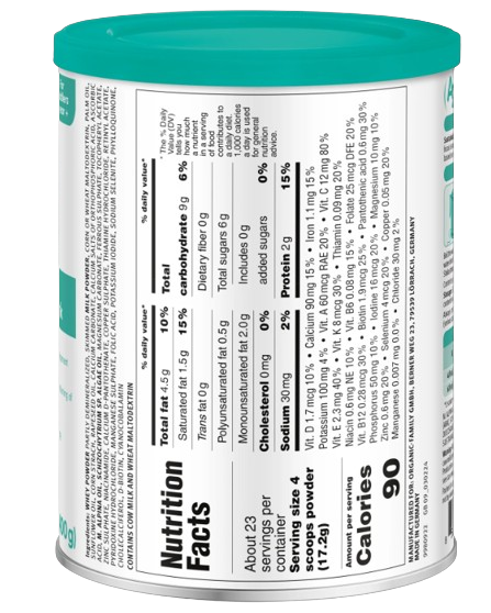 Holle Cow Milk Toddler Drink (A2) - Stage 3 | Non GMO (14 oz)