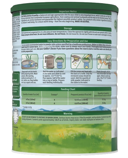 Holle Goat Milk Toddler Drink - Stage 3 | Non GMO (28 oz)