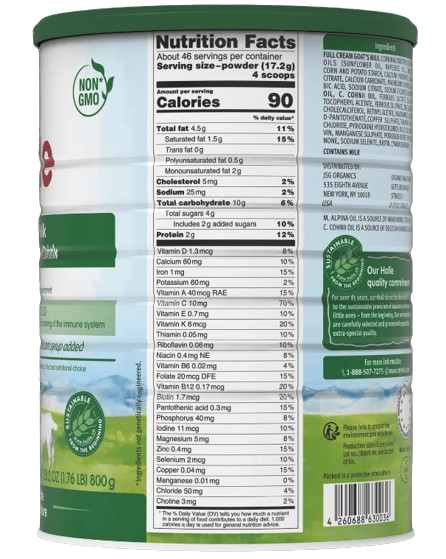 Holle Goat Milk Toddler Drink - Stage 3 | Non GMO (28 oz)