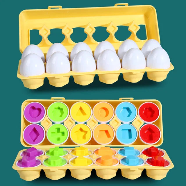Montessori Matching Toy Eggs