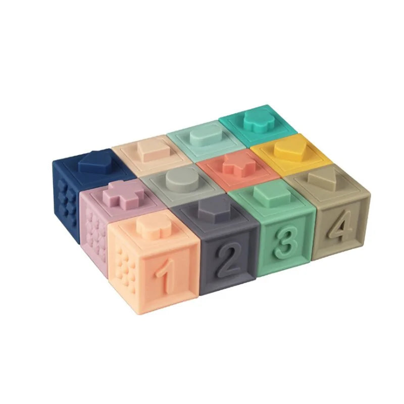 Montessori Educational Building Blocks For Toddlers