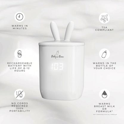 Baby's Brew - Portable Bottle Warmer Adapter Set (Warmer + Four Adapters)