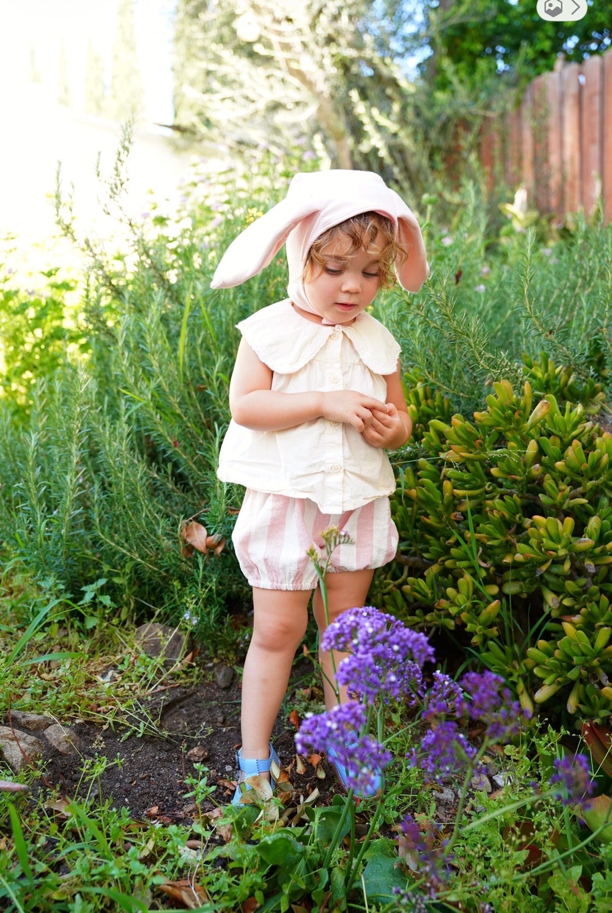 Pink Bunny Bonnet