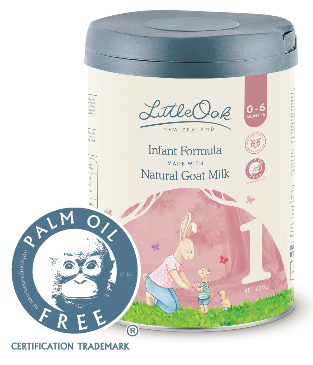 LittleOak Natural Goat Milk Infant Formula (Stage 1, 0-6 months)