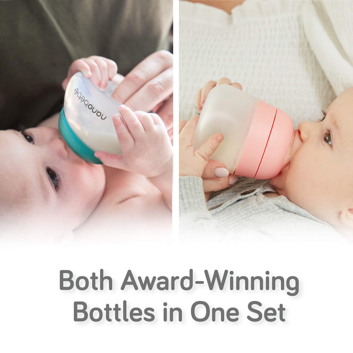 Ultimate Newborn Baby Bottle Feeding Set by Nanobébé US