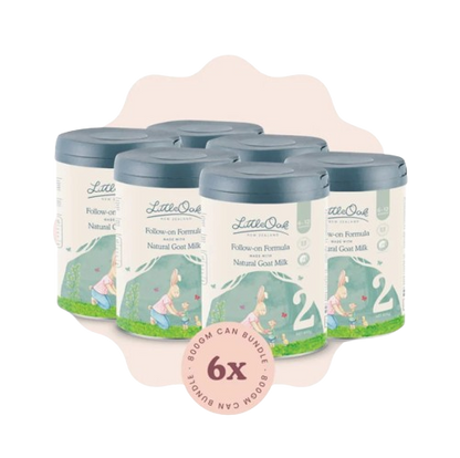 LittleOak Natural Goat Milk Follow-on Formula Bundle 6 x 800gm Cans Stage 2