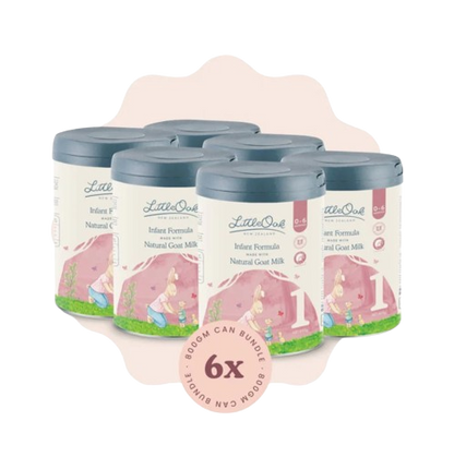 LittleOak Natural Goat Milk Infant Formula Bundle 6 x 800gm Cans Stage 1