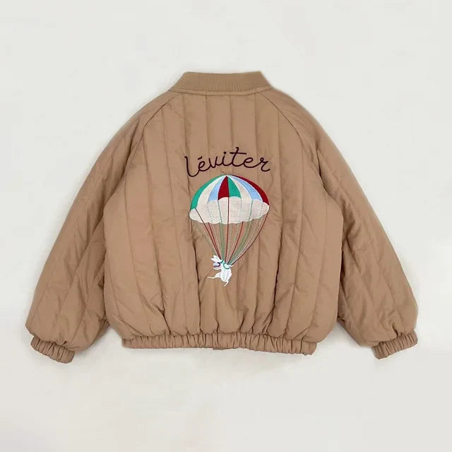Kids Embroidered Patch Jacket