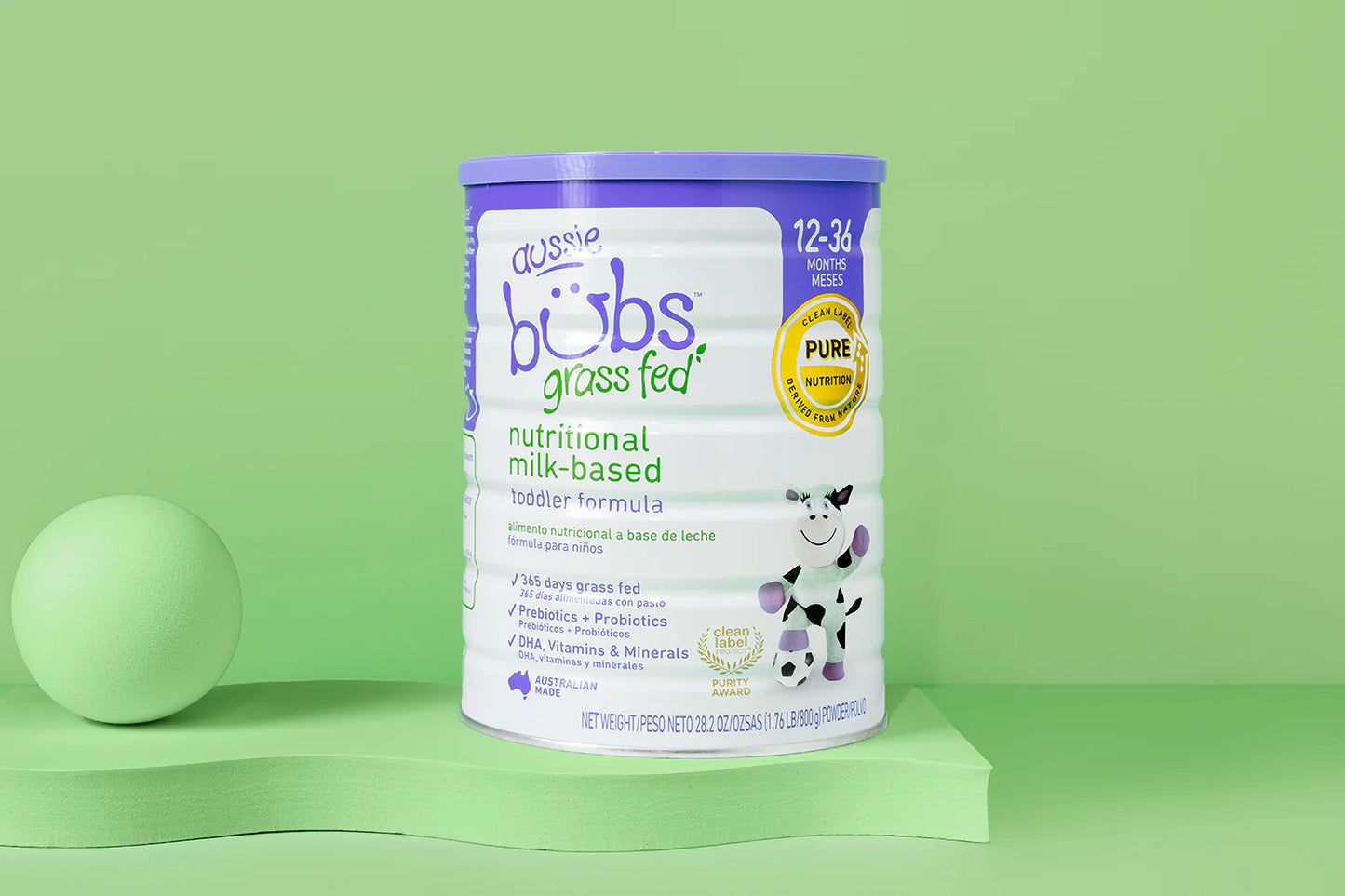 Aussie Bubs Grass Fed Nutritional Milk-based Toddler Formula (Stage 3, 12+ months)