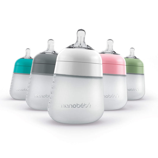 9oz Flexy Silicone Baby Bottle by Nanobébé US