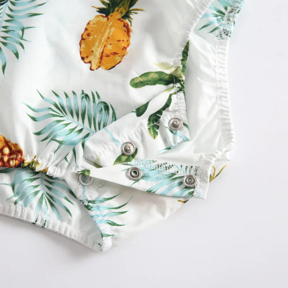 Tropical Sleeveless Bodysuit