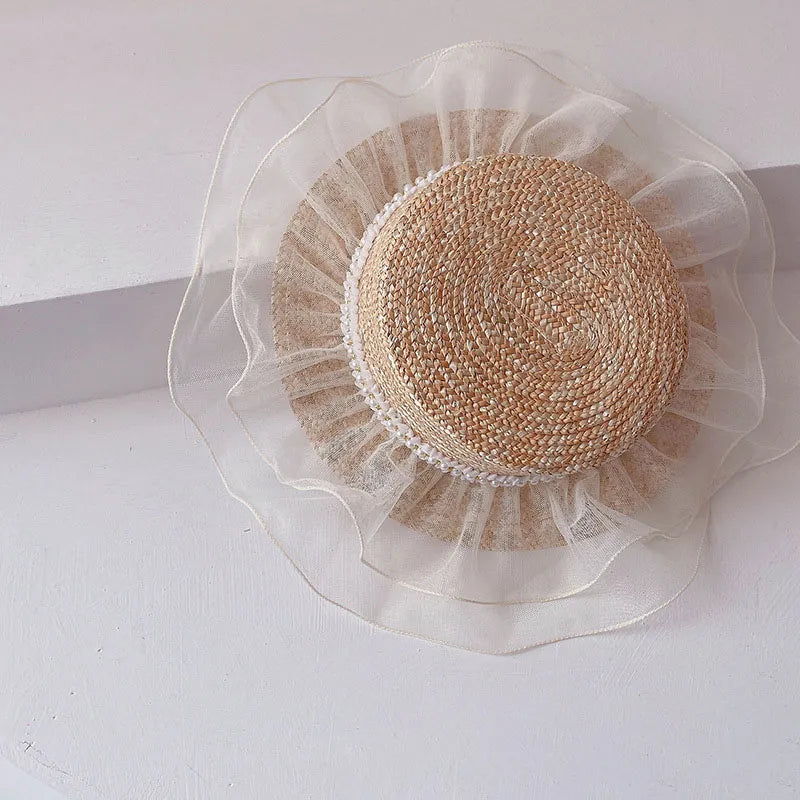 Lace Pearl Sun Hat