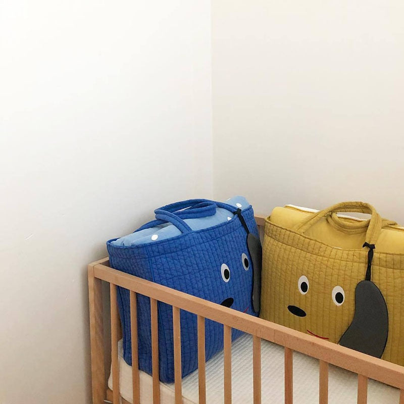 Cotton Puppy Face Travel Bag