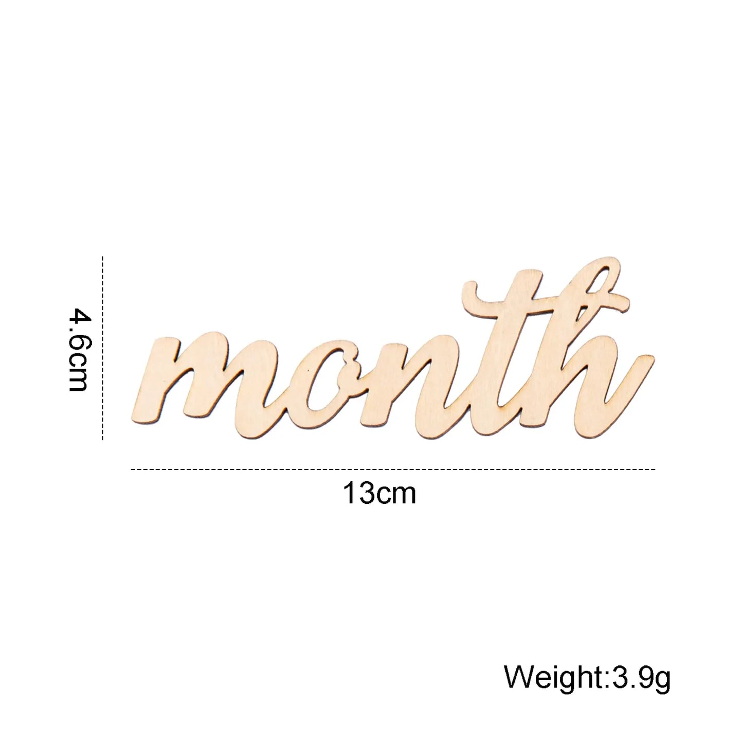 Handmade Baby Milestone Card