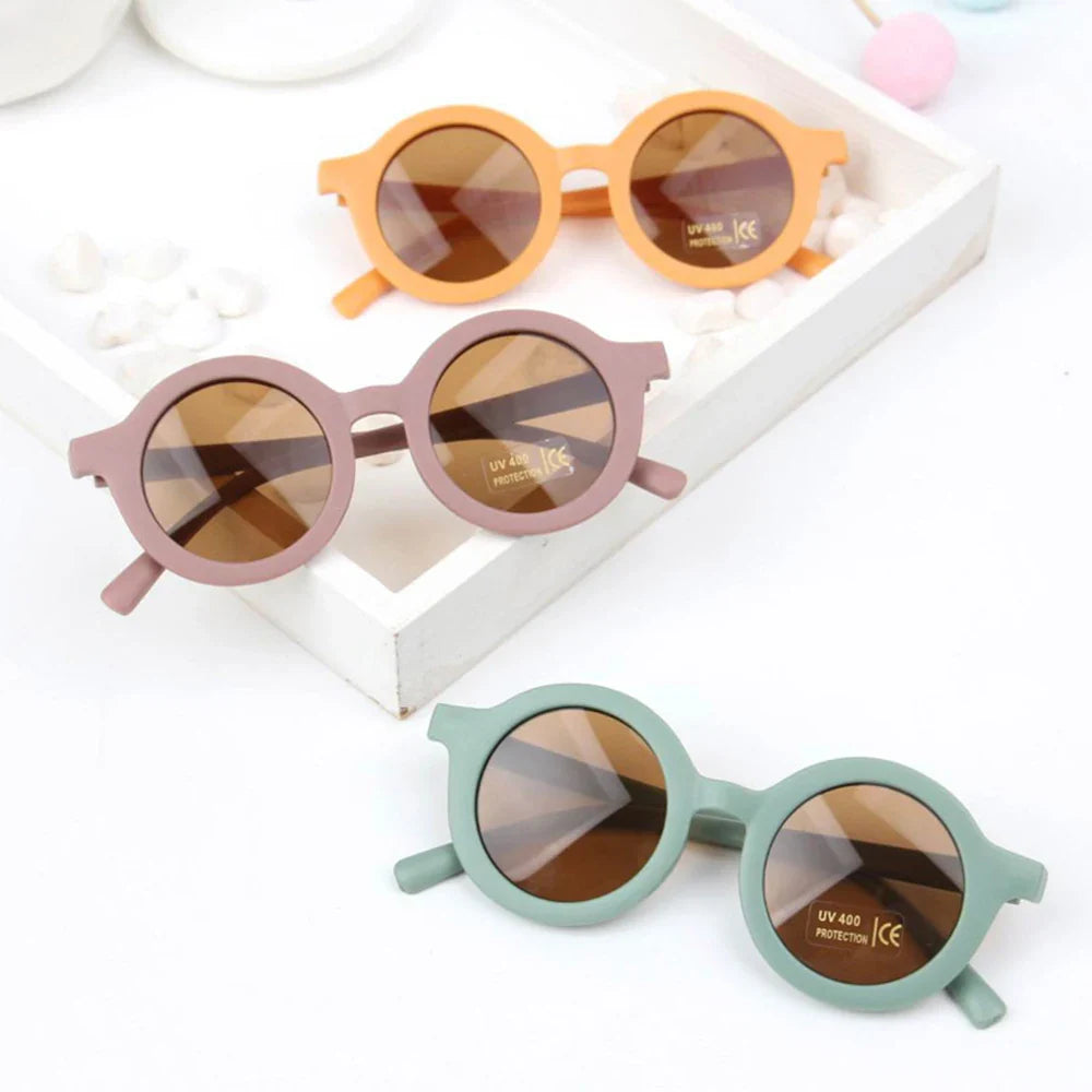Retro Solid Color Ultraviolet Sunglasses