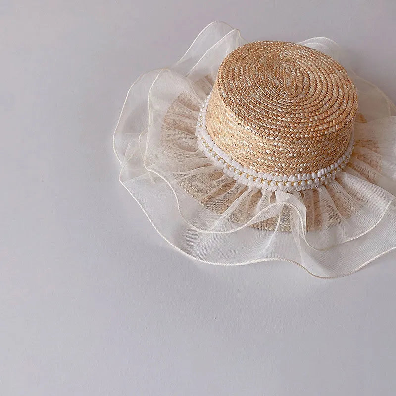 Lace Pearl Sun Hat