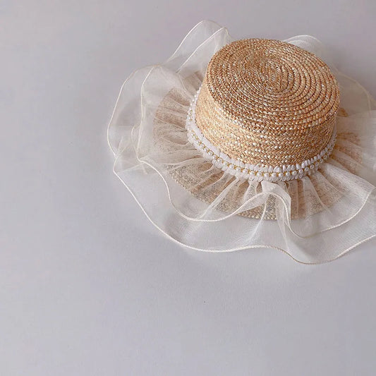 Lace Pearl Sun Hat