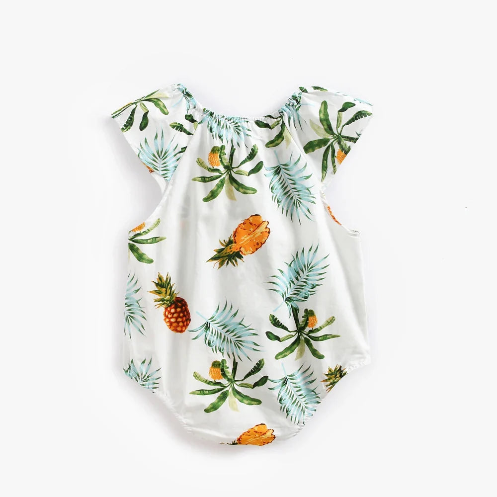 Tropical Sleeveless Bodysuit