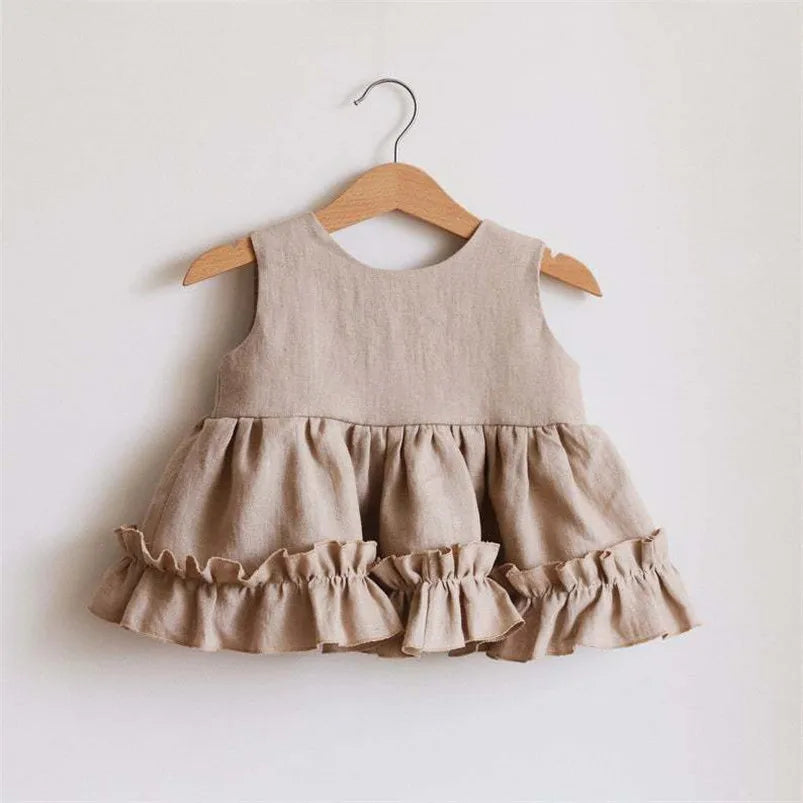 Flare Cotton Linen Outfit
