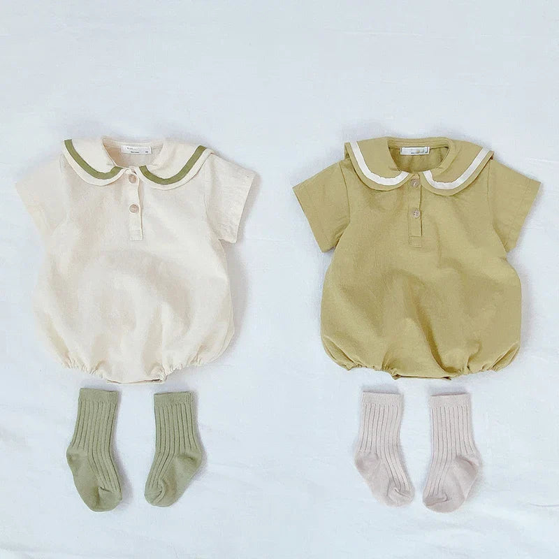 Preppy Style Romper