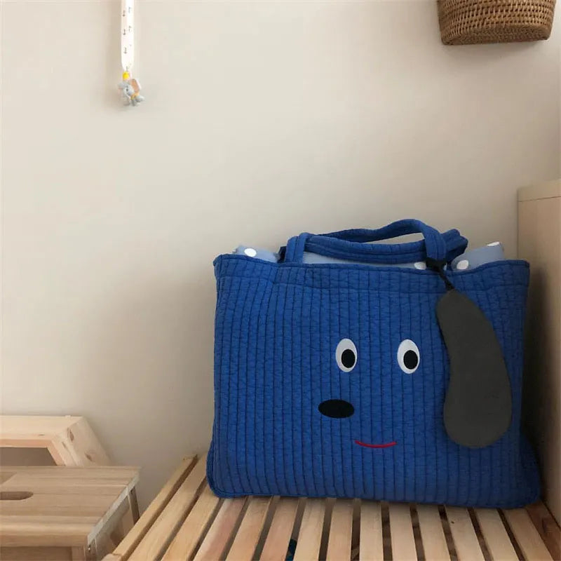 Cotton Puppy Face Travel Bag