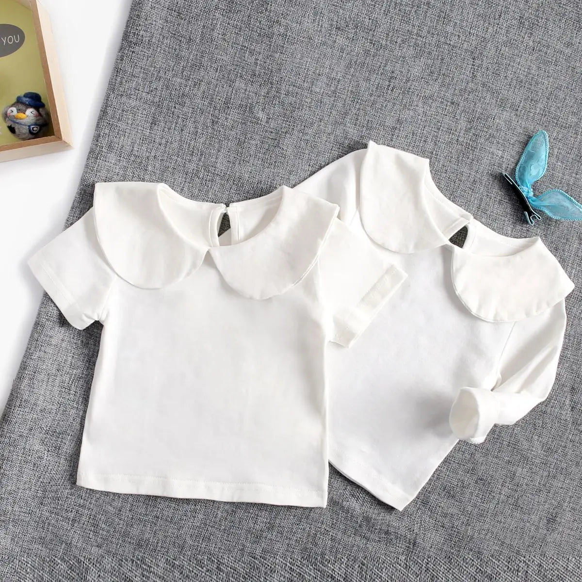 Girls Peter Pan Collar Shirt