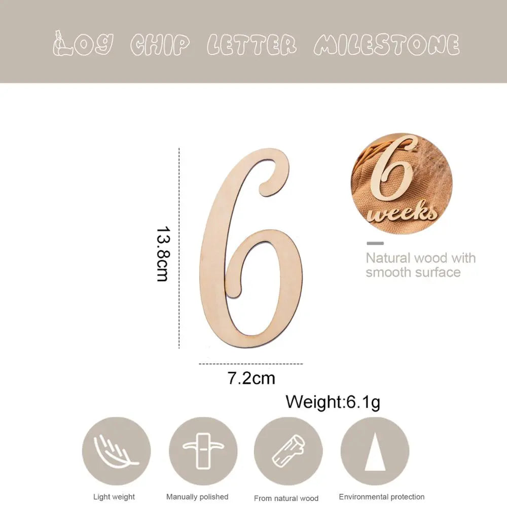Handmade Baby Milestone Card
