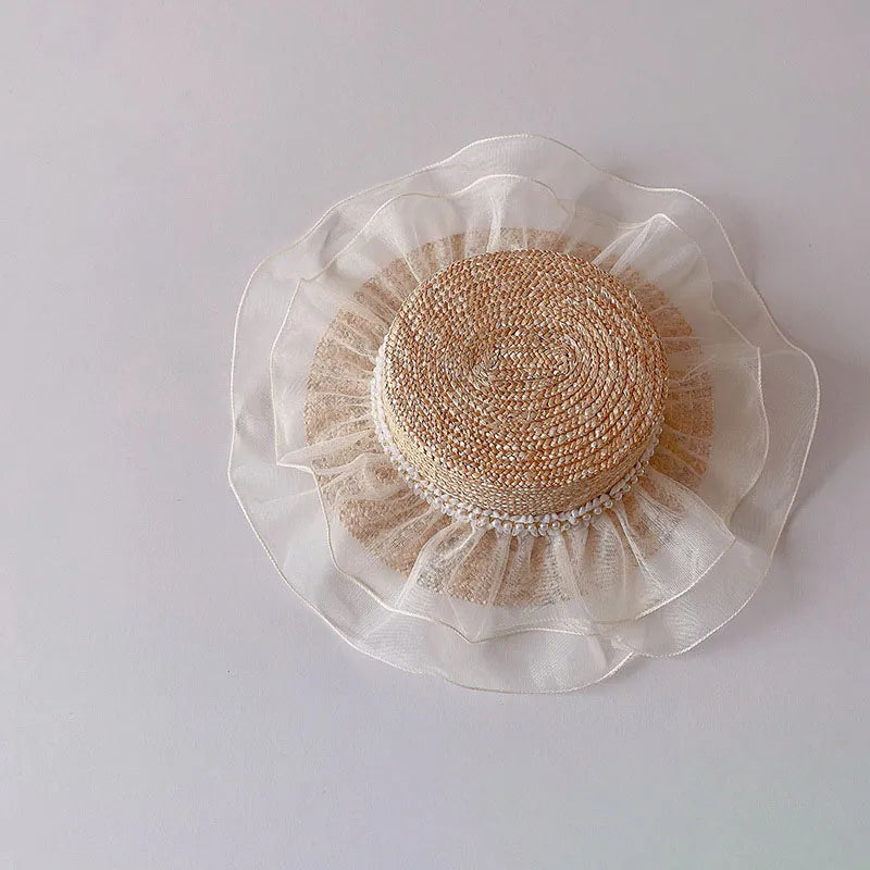 Lace Pearl Sun Hat