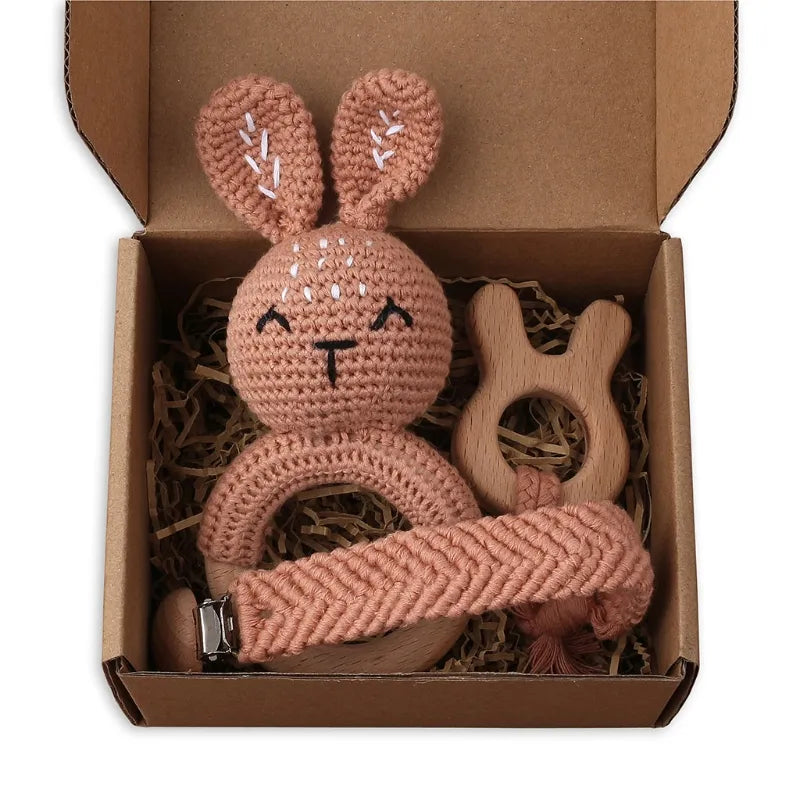 Pacifier Clip Teether Toy Set