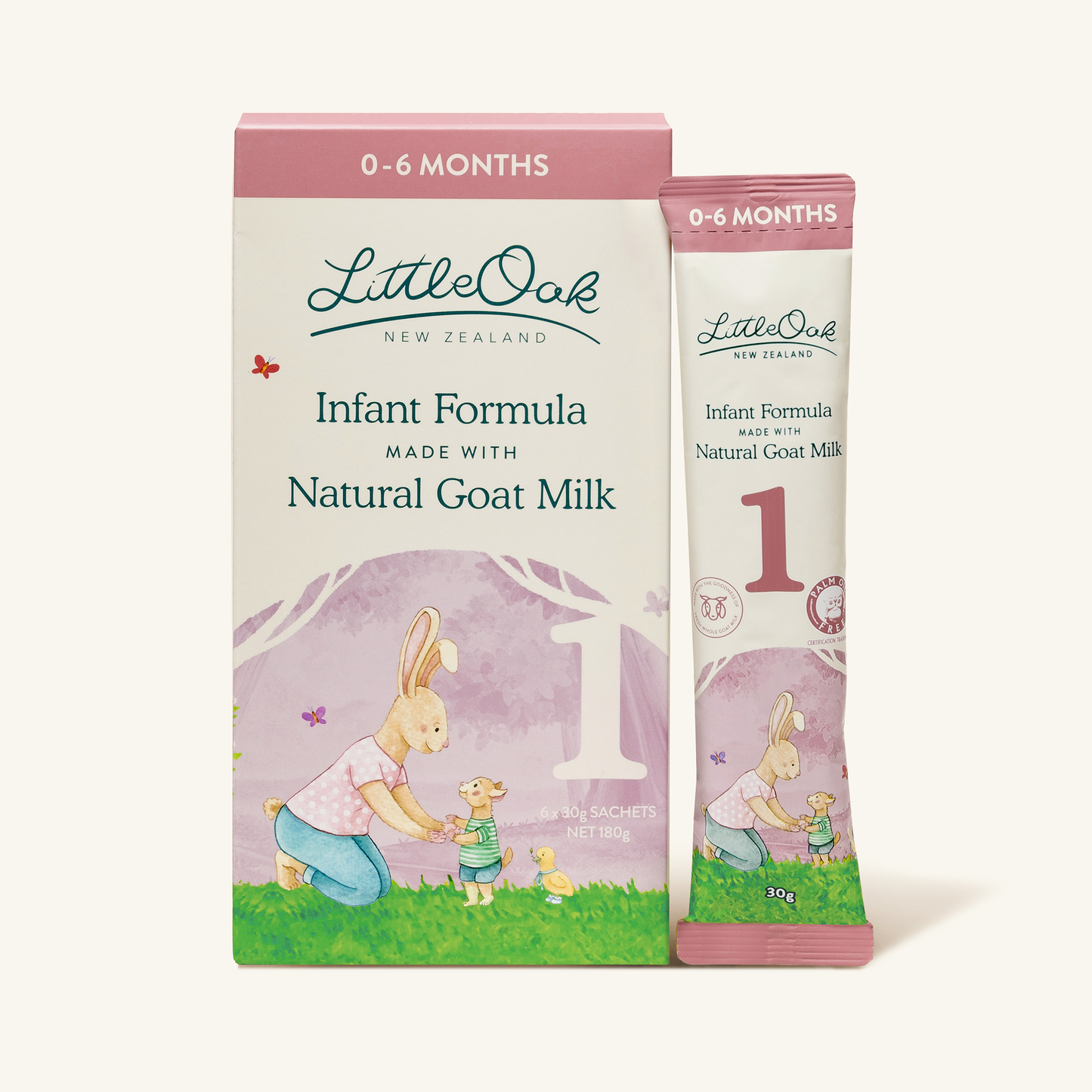 LittleOak Stage 1 Natural Goat Milk Infant Formula Sachet (0-6 months)